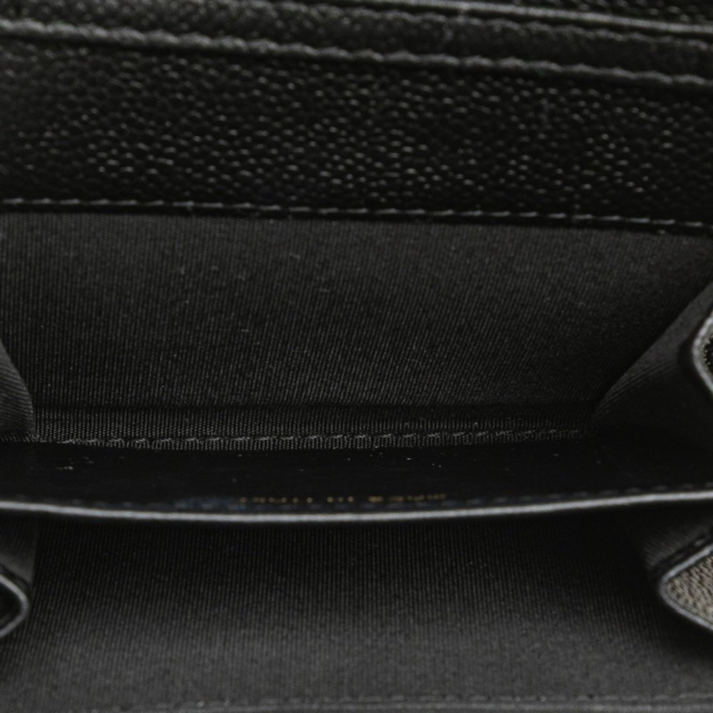 CHANEL Black Caviar Leather Logo Wallet - Picture 5 of 9